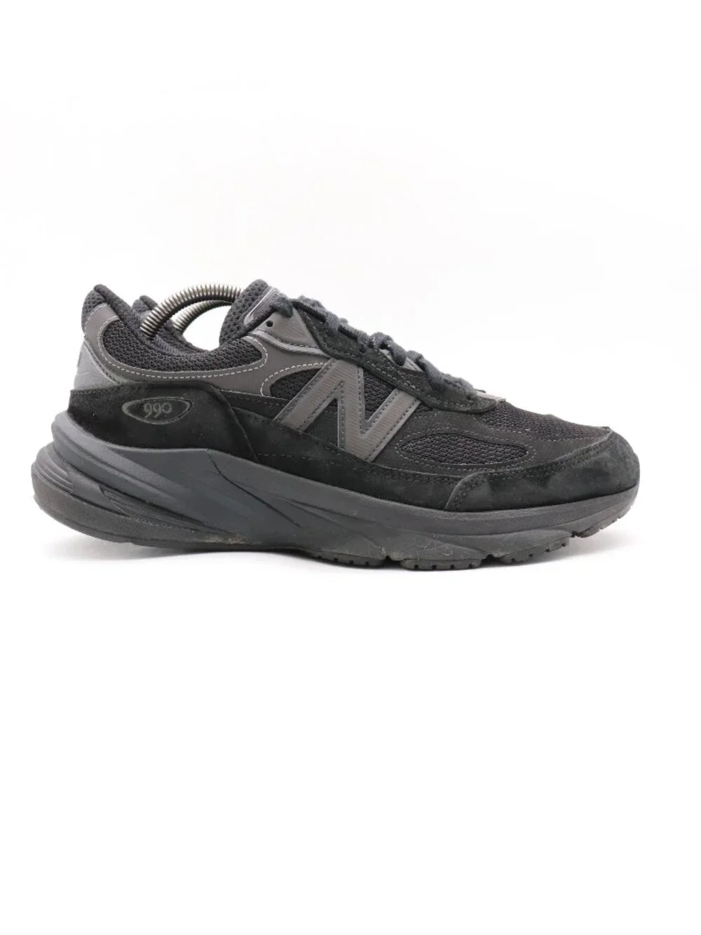 New Balance 990v6 Running Shoes Men's Size 10 D Black Suede Made in USA U990BB6